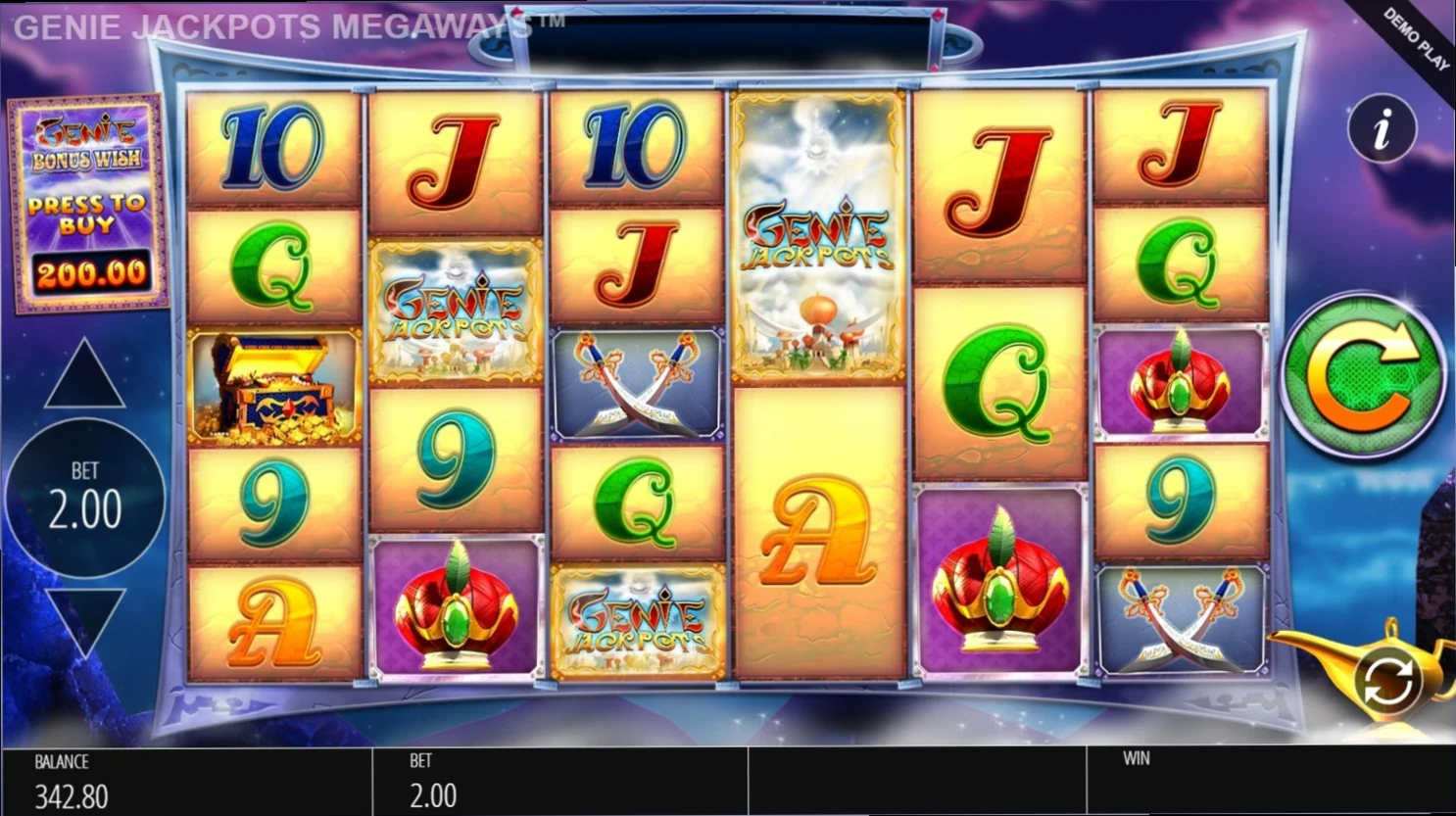 Genie Jackpots Megaways